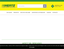 Tablet Screenshot of hertzsrl.it
